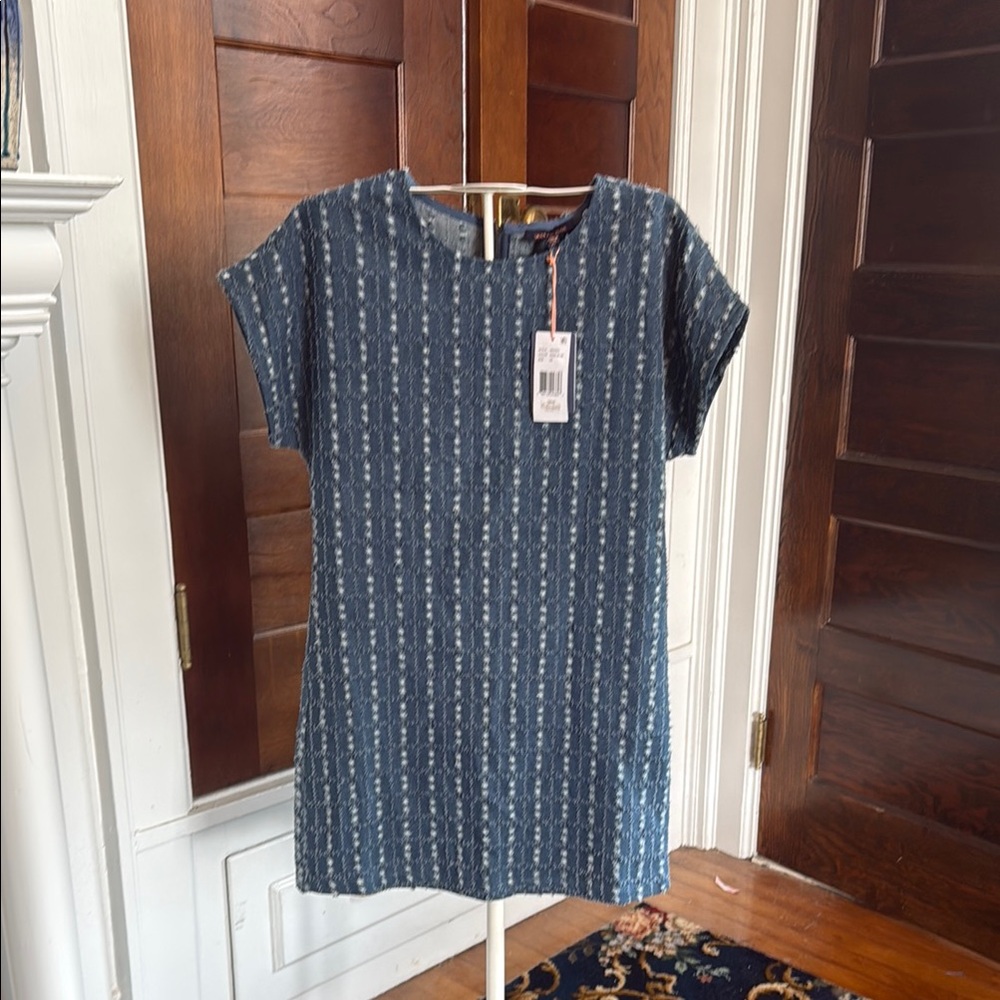 Skies Are Blue Textured denim look dress - NWT. Retail 89‎